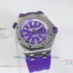  JF Factory Audemars Piguet Royal Oak Offshore Diver Swiss 3120 42mm Purple Watches